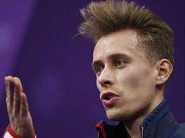 esk krasobrusla Michal Bezina po voln jzd na olympijskch hrch. (17....
