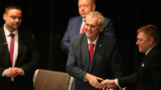 Prezident Milo Zeman vystoupil na sjezdu SSD v Hradci Krlov (18.2.2018).