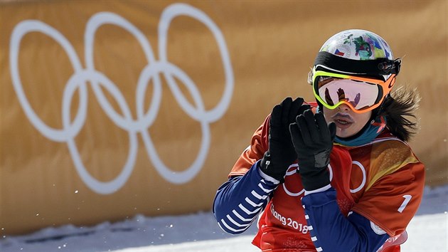 Snowboardcrossaka Eva Samkov slav bronzovou olympijskou medaili na hrch v...