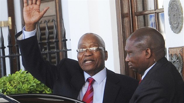 Jihoafrický prezident Jacob Zuma (13. února 2018)
