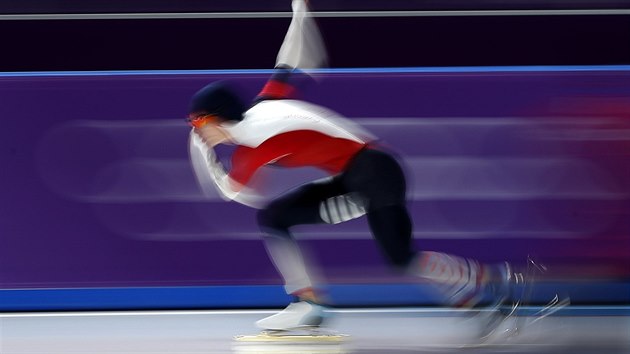 RYCHLOST. esk rychlobruslaka Nikola Zdrhalov si v Pchjongchangu vylepila sv maximum na trati 100 metr.