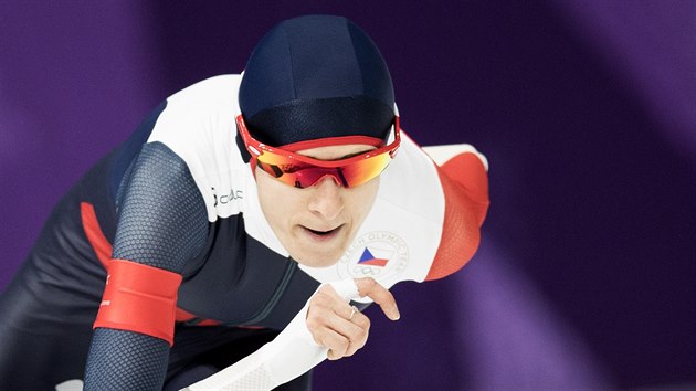 �esk� rychlobrusla�ka Martina S�bl�kov� v olympijsk�m z�vod� na 3000 metr�....