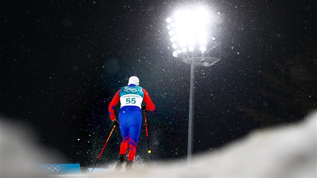 esk bec Miroslav Rypl v kvalifikanm sprintu v olympijskm stedisku...