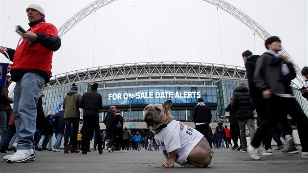 WEMBLEY Fanouci Tottenhamu a Arsenalu se schzej ped derby v Premier League.