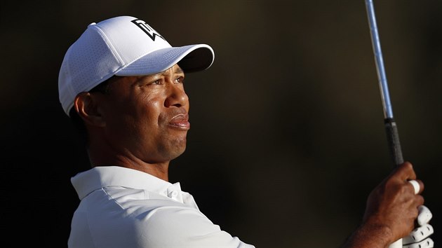 Tiger Woods na turnaji Genesis Open v kalifornskm Pacific Palisades.