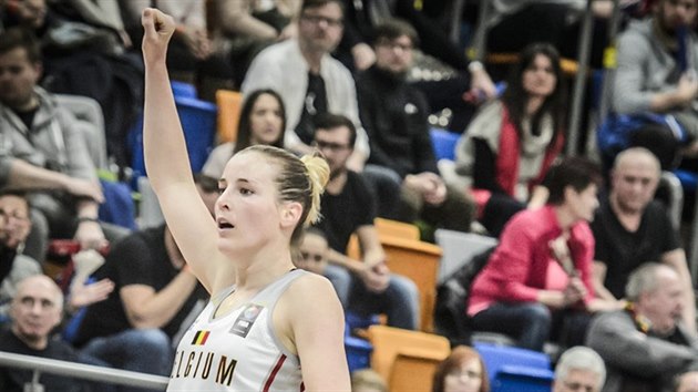 Belgick basketbalistka Kim Mestdaghov slav body v eskm koi.