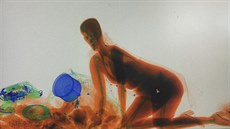 �í�anka ve m�st� Tung-kuan vlezla do skeneru, aby z n�j vytáhla svoji drahou...
