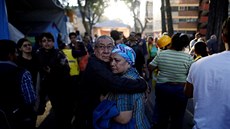 Mexiko zasáhlo silné zem�t�esení. Vyd�ení lidé vybíhali do ulic (17.2.2018).