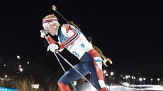 ZLATO. Norský biatlonista Johannes Thignes Bö zvítzil ve vytrvalostním závodu...