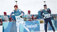 �eský biatlonista Michal Kr�má� ve vytrvalostním závodu na 20 kilometr� v...