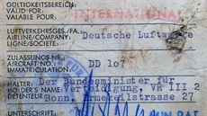 Karnetový lístek pro odbr paliva pro stroj DD-107.