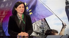 Eurokomisaka Vra Jourová v Rozstelu (16. února 2018)