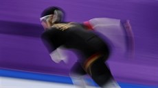Claudia Pechsteinová v olympijském závod� na 5000 metr�