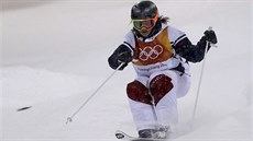 Devatenáctiletá lyaka Perrine Laffontová z Francie je olympijskou vítzkou v...