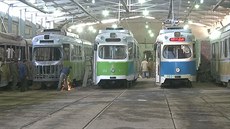 Egyptskou Alexandrií jezdí nov opravené tramvaje