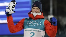 DOJEL SI PRO ZLATO. Běžkař Johannes Hoesflot Klaebo ovládl olympijský závod ve...