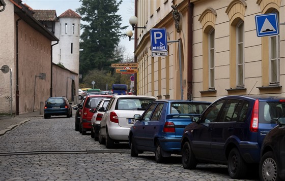 Nový systém parkování upravuje i pravidla pro ulice v historickém centru, jakou...