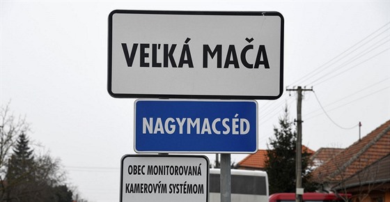 Obec Velká Mača, kde žil zavražděný slovenský novinář Ján Kuciak. (27. února...