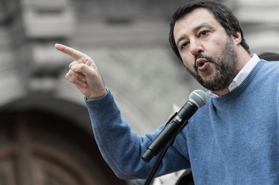 Lídr Ligy Severu Matteo Salvini