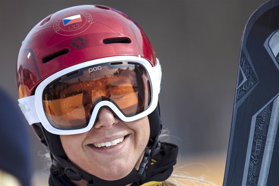 RADOST. eská snowboardistka Ester Ledecká zvítzila v olympijském paralelním...