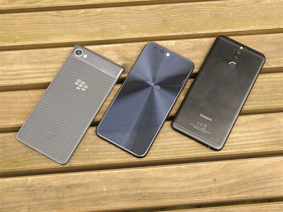 Asus Zenfone 4, BlackBerry Motion a Huawei Mate 10 Lite