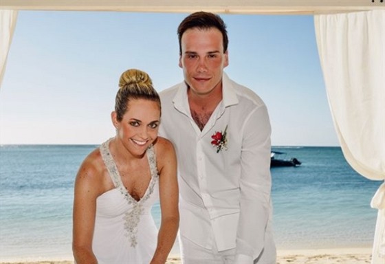 Klára Koukalová a  Petr Sucho se vzali 2. ledna 2018 na Mauriciu.