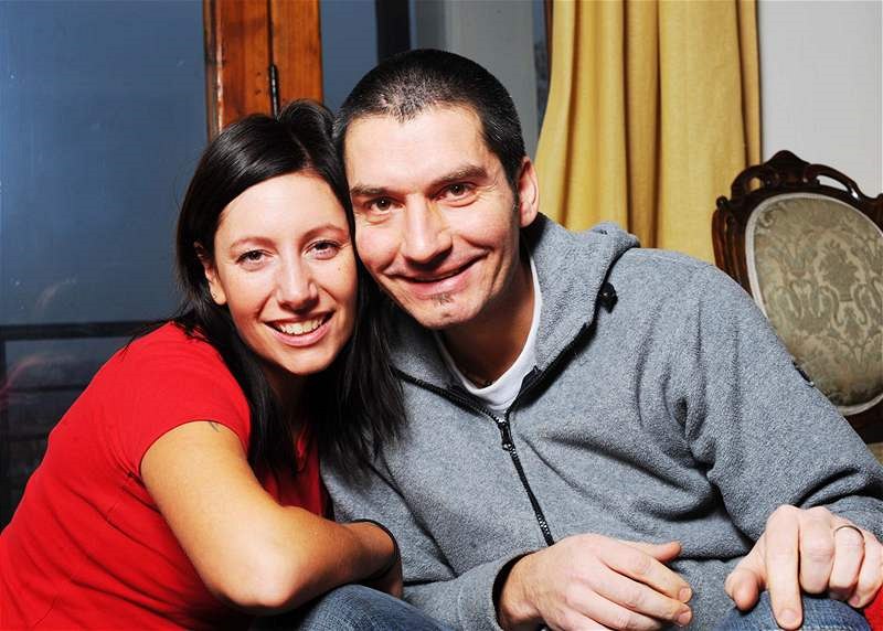 Dcera Ond�eje Neffa Irena s man�elem Robertem Neffem Novákem