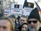 Na Václavském námstí v Praze se 25. února konala demonstrace za svobodu,...