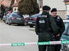 Slovenská policie u domu zavražděného novináře Jána Kuciaka v obci Veľká Mača u...