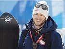Snowboardový trenér Ester Ledecké Justin Reiter. (20. února 2018)