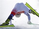 eský lya Jan Zabystan spadl v olympijském slalomu v jihokorejském stedisku...