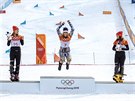 ZLATO. eská snowboardistka Ester Ledecká zvítzila v olympijském paralelním...