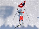 POSLEDNÍ ZLATO ZOH. Norská bkyn Marit Björgenová v cíli olympijského závodu...