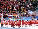 ZLATO. Rutí hokejisté slaví vítzství v olympijském finále proti Nmecku. (25....