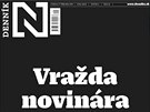 Tituln strana slovenskho Dennku N (27. nora 2018)