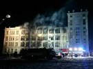 Paintballovou hernu v budov bývalé chebské Pádelny zejm nkdo zapálil (24....