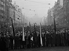 Dne 25. února oznámil Klement Gottwald účastníkům demonstrace na Václavském...