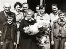 Na sn�mku ze 70. let je Franti�ek Sehnal (v pozad� se svou �enou) a jeho...