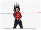 KANADSKÁ RADOST. Kelsey Serwaová (uprosted) slaví olympijské zlato ze...