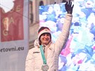 Stíbrná olympijská medailistka ze závodu rychlobruslaek na 5000 metr Martina...