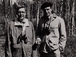 George Wall Merck (vpravo) stál u začátku bakteriálních pokusů na civilistech.