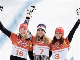 ZLATO. esk snowboardistka Ester Ledeck zvtzila v olympijskm paralelnm...