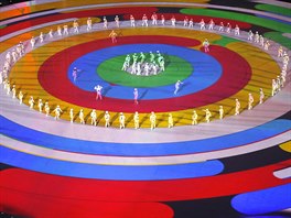 Slavnostní zakončení zimních olympijských her v jihokorejském Pchjongčchangu....