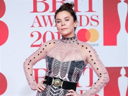 Herečka Anna Frielová na Brit Awards (Londýn, 21. února 2018)