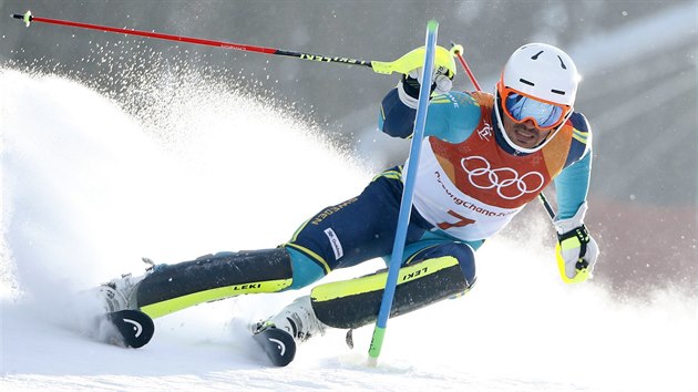 Andr Myhrer jede olympijsk slalom.
