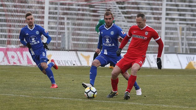 Momentka z utkn Brno vs. Olomouc.