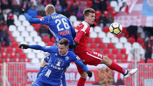 Momentka z utkn Brno vs. Olomouc.