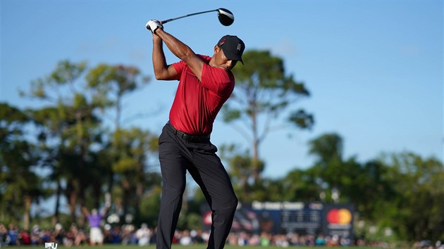 Tiger Woods na turnaji v Palm Beach Gardens.