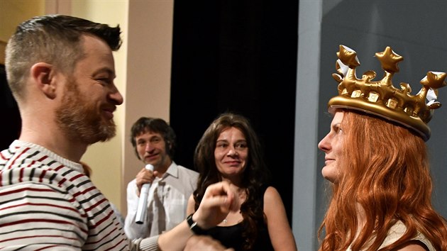 Kostýmová zkouška k premiéře hry Marie Stuartovna v chebském divadle