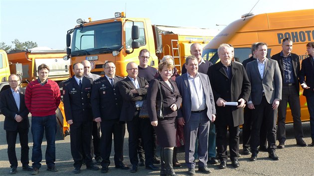 Dny techniky v arelu Sprvy a drby silnic Pardubickho kraje. (22.2.2018)